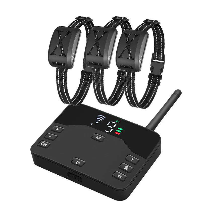 FidoFence Pro Sistema Avanzato di Recinzione Wireless per Cani con Collare, 9–240 Metri