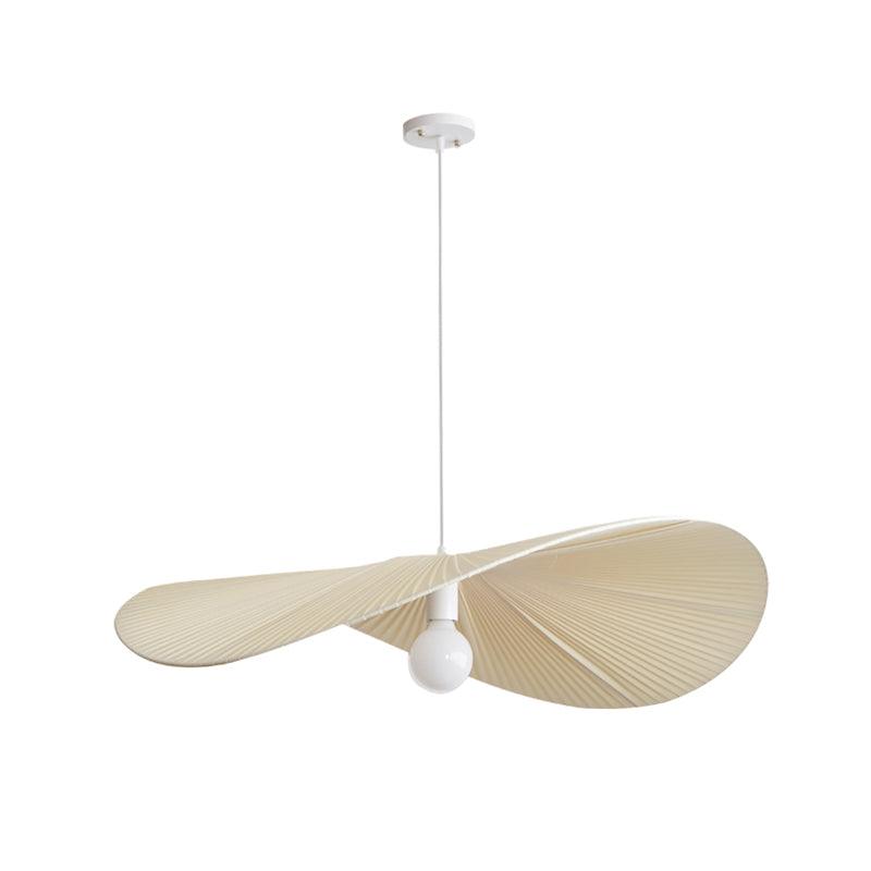 Lampadario Menditera – Metallo & Tessuto – Luce Calda – Ø 40 cm – Stile Mediterraneo per Sala da Pranzo e Soggiorno