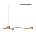 Lampada a sospensione – Legno – Colori naturali – Design moderno – Fatto a mano, Illuminazione LED ad alta efficienza energetica