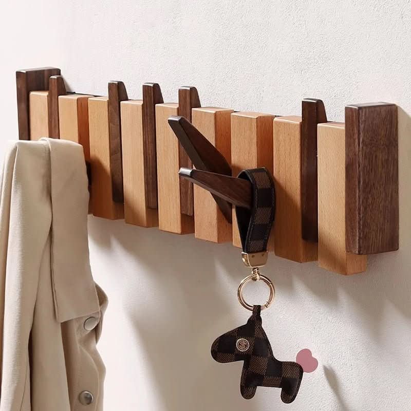 Appendino da parete in design pianoforte | Legno fatto a mano | Naturale
