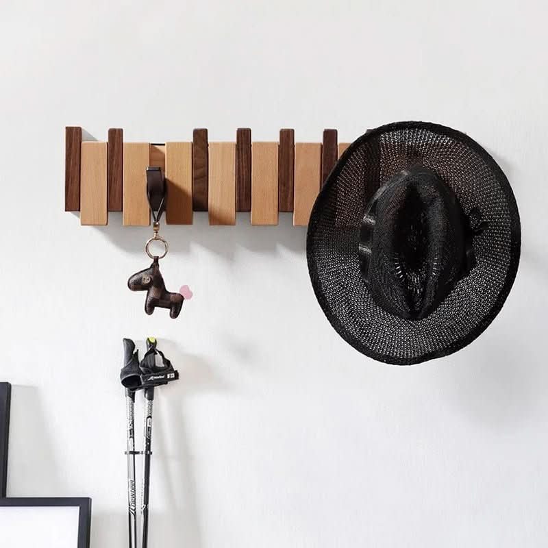 Appendino da parete in design pianoforte | Legno fatto a mano | Naturale