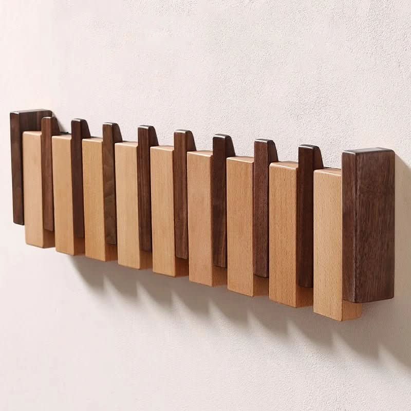 Appendino da parete in design pianoforte | Legno fatto a mano | Naturale