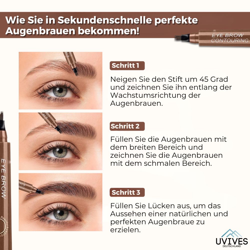 1+1 GRATIS | BrowElegance - Matita per sopracciglia Microblading