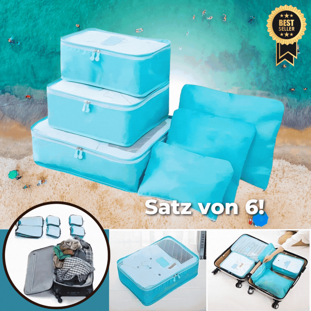 TravelOrganizer - Organizza la tua valigia perfettamente! (set da 6)