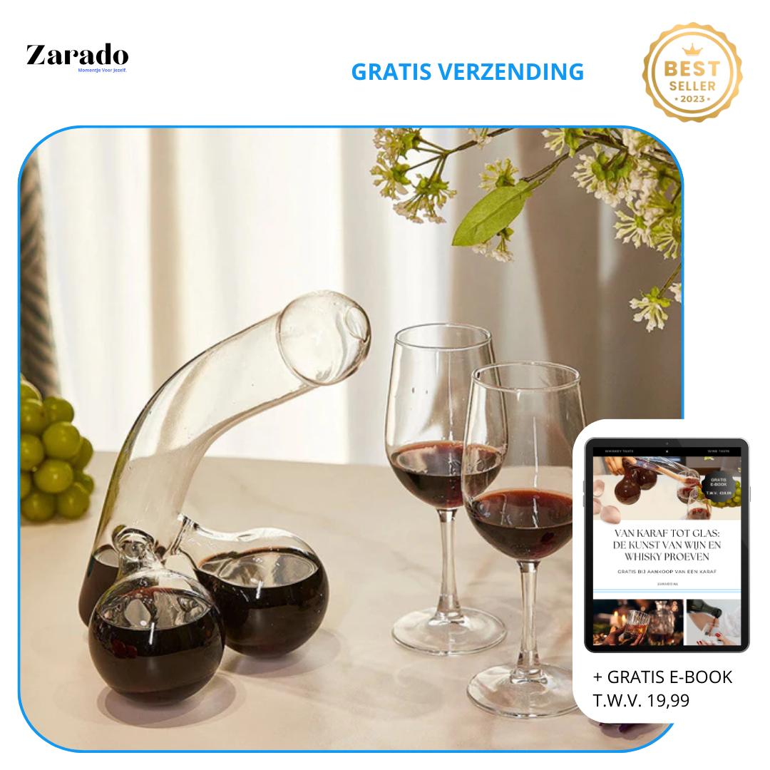 Caraffa di Whiskey/Vino – Per chi considera il ridere importante quanto brindare