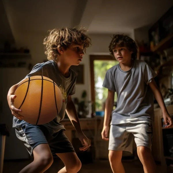 Sandsberg | Pallone da Basket Indoor Silenzioso | Rimbalzo Morbido e Silenzioso