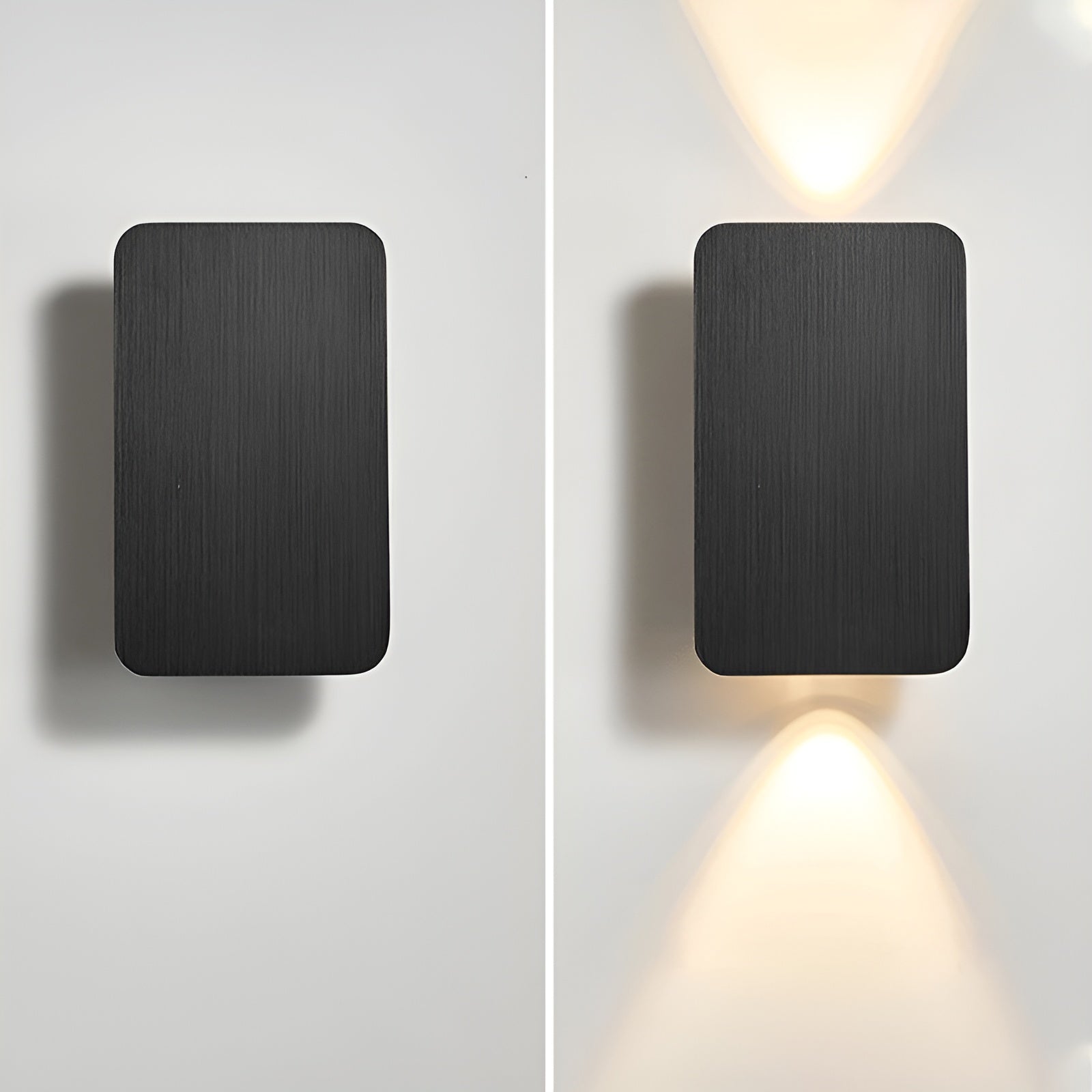 Resilux Applique – Alluminio – Bianco Caldo – Rettangolare – Moderna Lampada da Parete LED per Interni Eleganti