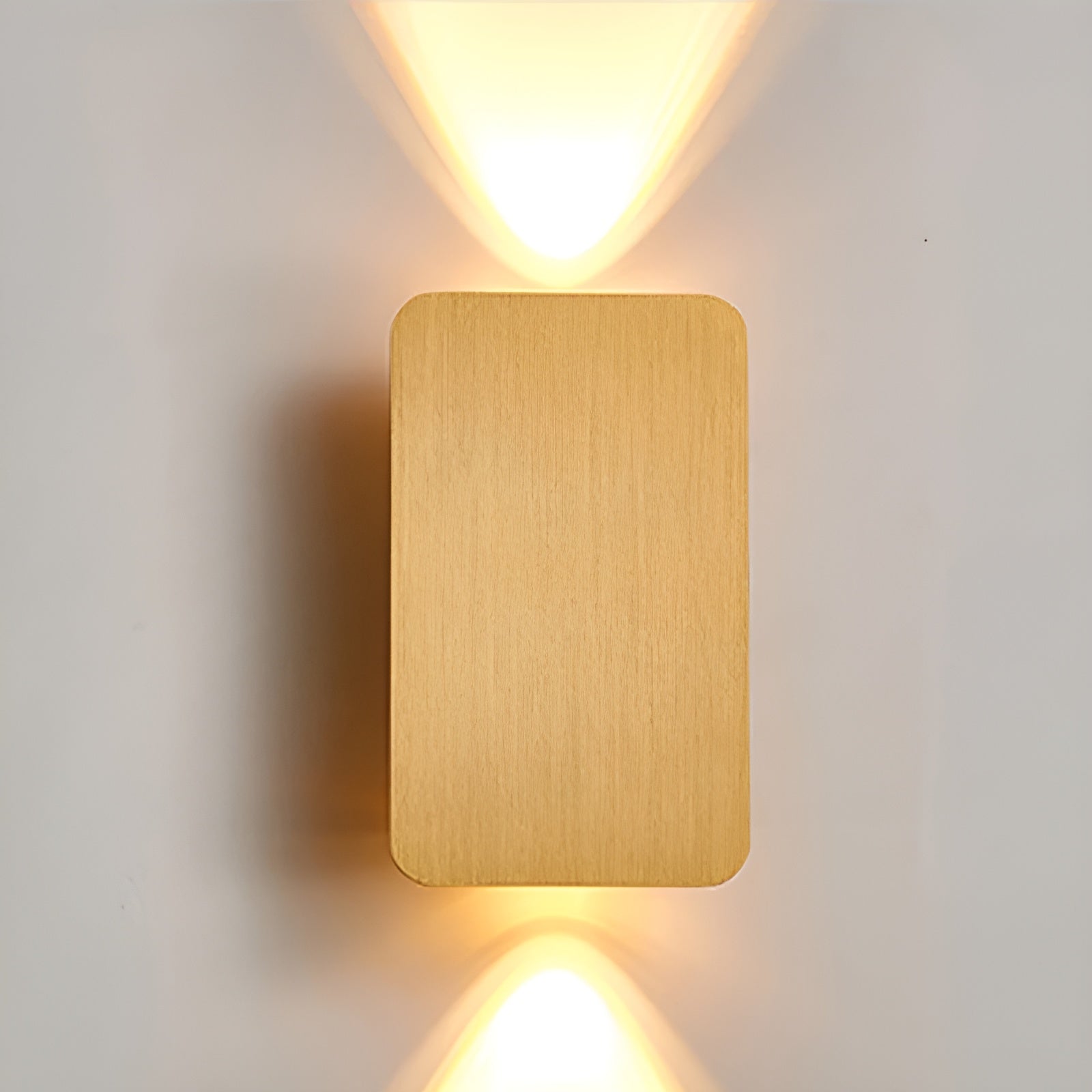 Resilux Applique – Alluminio – Bianco Caldo – Rettangolare – Moderna Lampada da Parete LED per Interni Eleganti