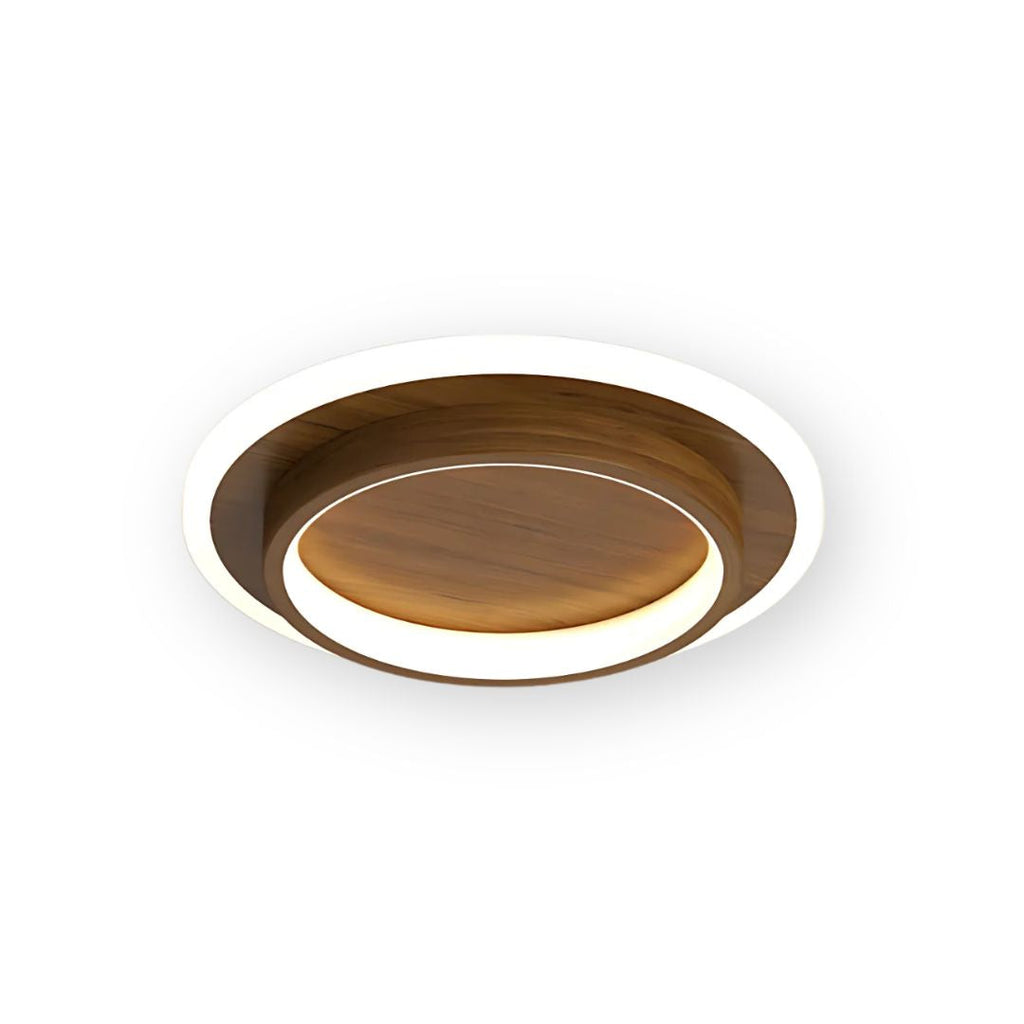 Lampada da soffitto Rouson – LED – Bianca – Ø 30 cm – Design moderno per soggiorni e corridoi