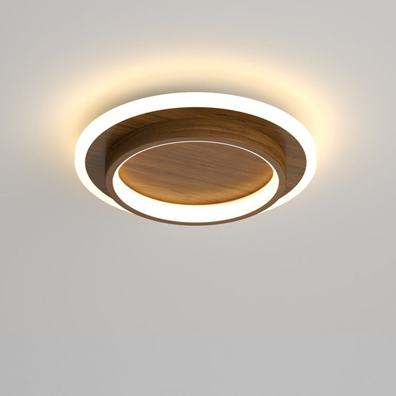 Lampada da soffitto Rouson – LED – Bianca – Ø 30 cm – Design moderno per soggiorni e corridoi