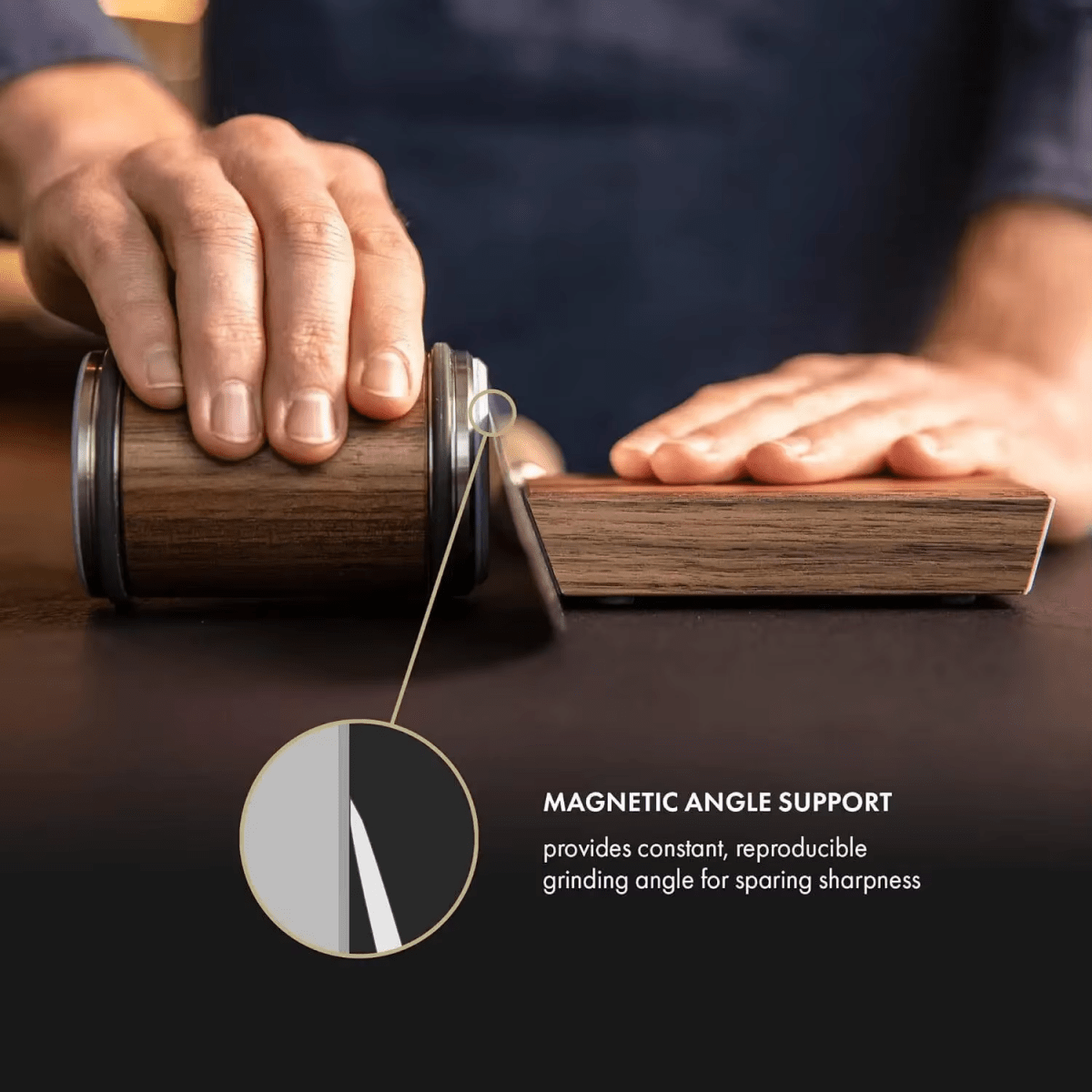 SHARPEDGE – Affilatore professionale per coltelli con rullo diamantato