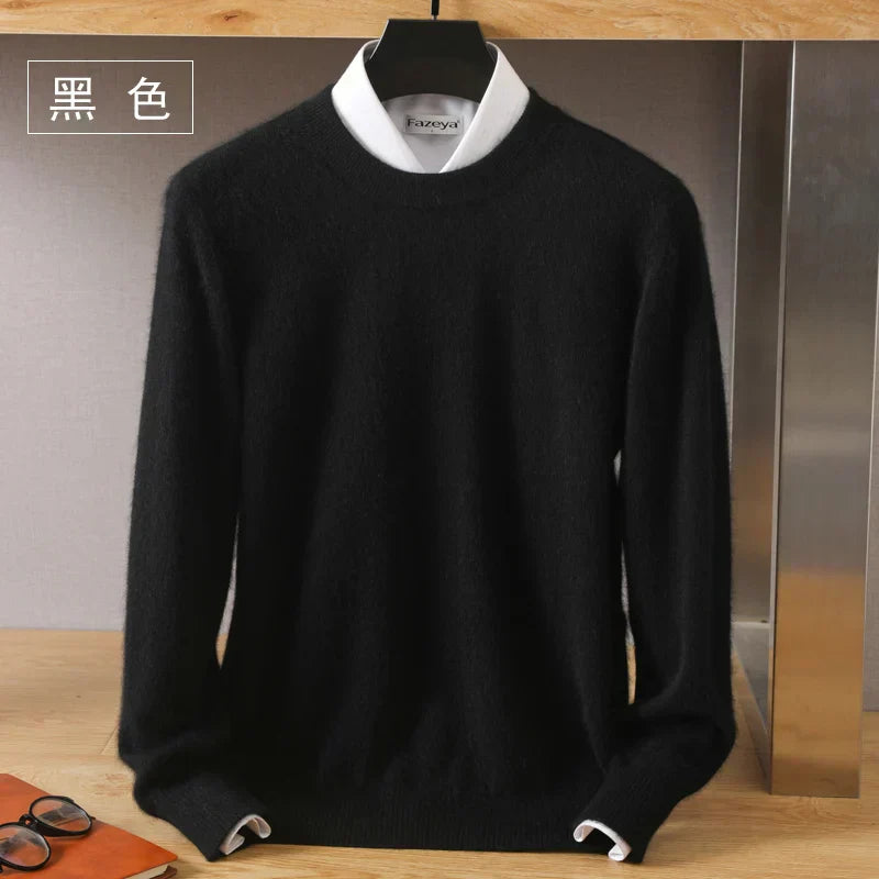 Maglione in Cashmere O-Collo di Lyra, Design Giapponese
