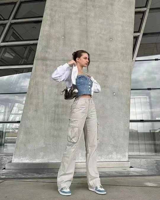 Pantaloni cargo per donne