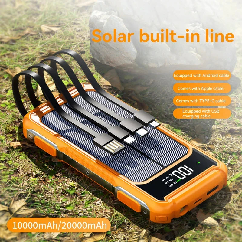 Voltora 20K | Powerbank Solare | Capacità 20.000mAh | Ricaricabile e Compatto