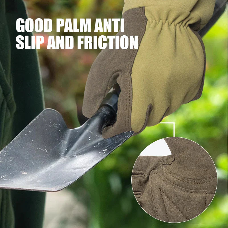 GardenGuard Guanti Antispina | Traspiranti & Pelle Microfibra Robusta | Per Giardinieri