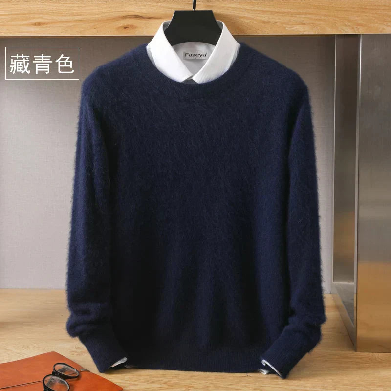 Maglione in Cashmere O-Collo di Lyra, Design Giapponese
