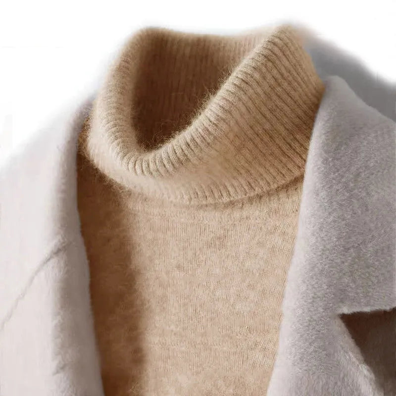 Maglione a Collo Alto da Uomo Sylvara in Cashmere 100%