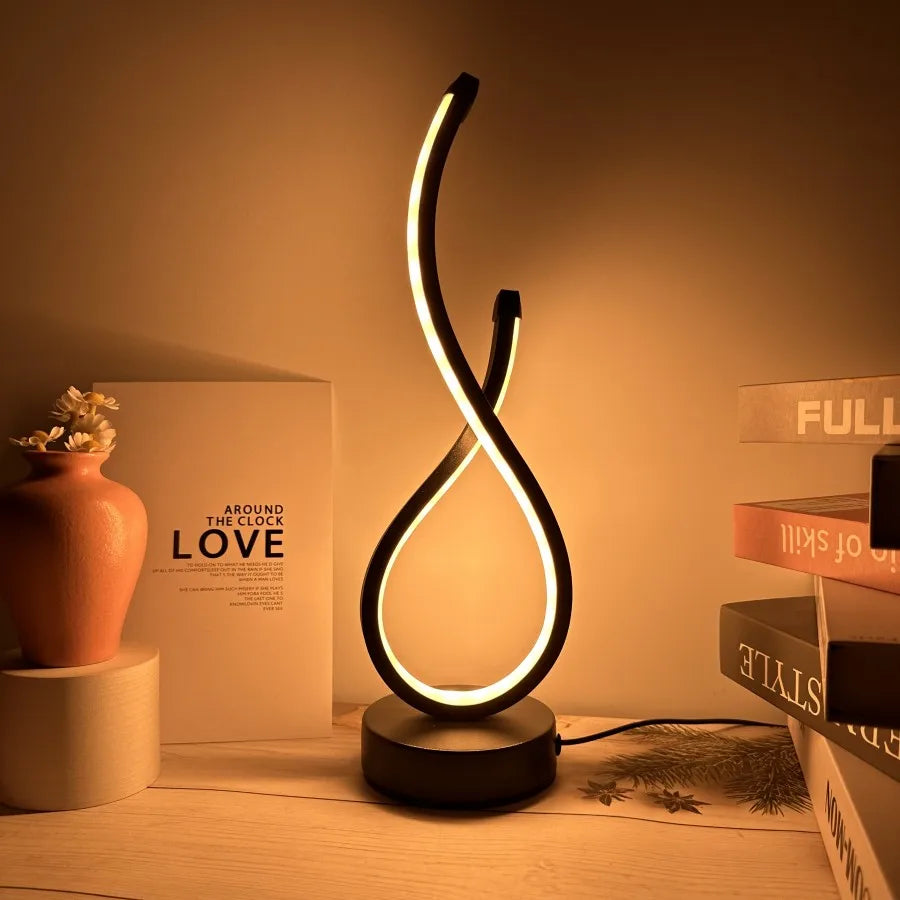 Lumoara Lampada da Tavolo LED | Dimmerabile | 3 Colori di Luce | Design Moderno