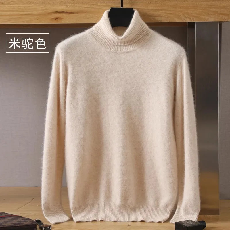 Maglione in Cashmere Aureo da Uomo, 100% Cashmere