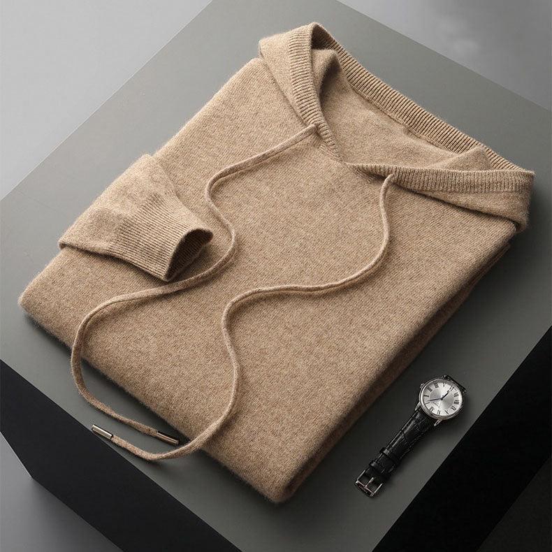 Sandsberg | Felpa con cappuccio in lana merino | Calda e traspirante | Vari colori