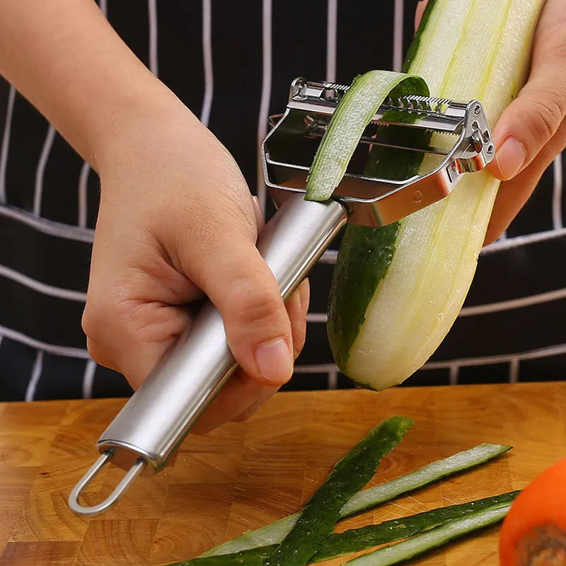 Sbucciatore per frutta e verdura in acciaio inox