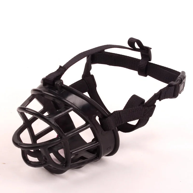 Museruola regolabile in silicone per cani