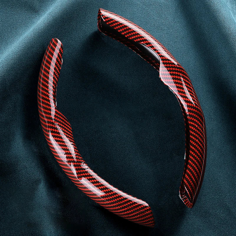 SteerMax | Copertura volante antiscivolo | Elegante design in carbonio | Universale