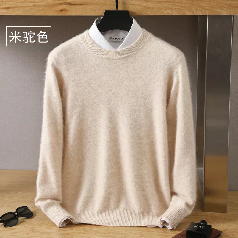 Maglione in Cashmere O-Collo di Lyra, Design Giapponese
