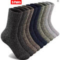 Calze in Merino AlpTherm | 5 Paia | Extra Spesse & Calde | Per Escursioni & Inverno | Unisex 38–46