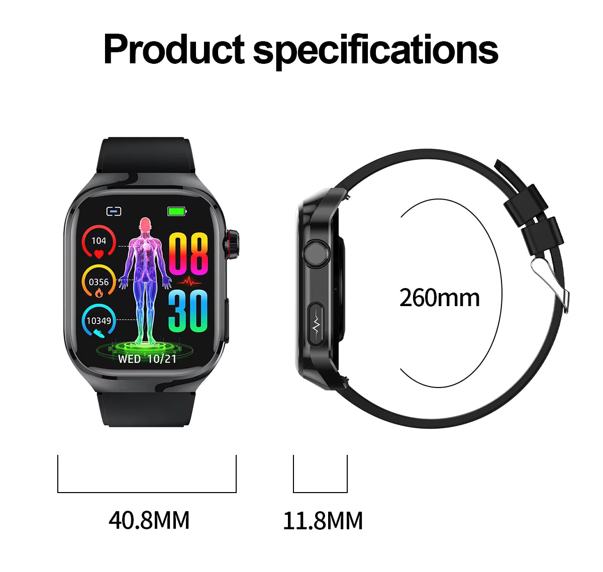 NexaPulse Smartwatch Con Connettività Bluetooth E Monitoraggio Attività Tutto Il Giorno
