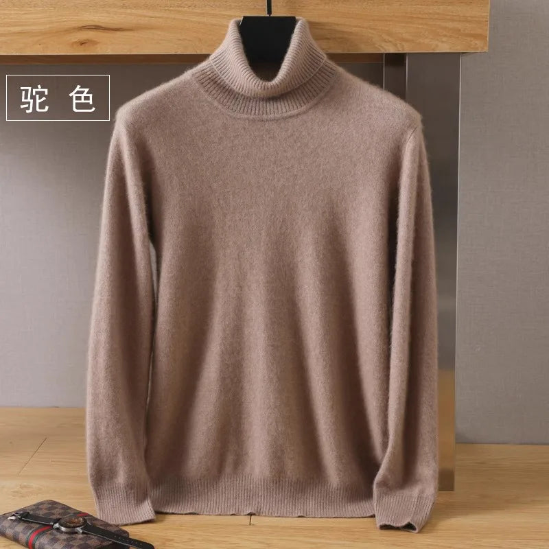 Maglione in Cashmere Aureo da Uomo, 100% Cashmere