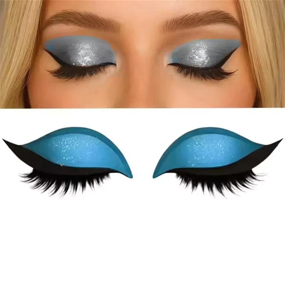 Adesivo per trucco occhi | Look glamour immediato in pochi secondi | Riutilizzabile, impermeabile e adattabile a ogni forma degli occhi
