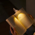 Mini Luce da Libro - Luce Notturna Portatile Clip-On con Ricarica USB, LED Dimmerabile per Camera da Letto, Protezione per gli Occhi e Campeggio - Lampada da Libro con Clip Ruotabile a 360°