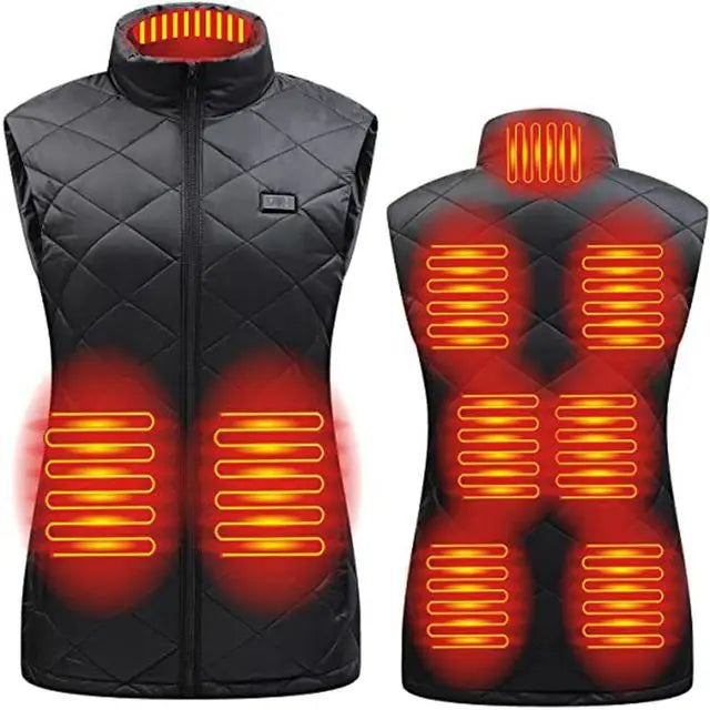 ThermaBelle Gilet Riscaldato per Donna | Gilet Riscaldato USB con Tecnologia Infrarossa | Leggero e Regolabile in Temperatura | Perfetto per Autunno e Inverno