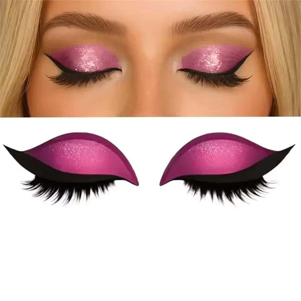 Adesivo per trucco occhi | Look glamour immediato in pochi secondi | Riutilizzabile, impermeabile e adattabile a ogni forma degli occhi