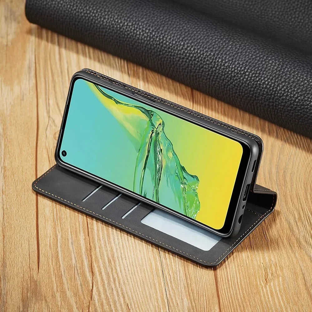 Brehn Samsung Hülle: Custodia in pelle magnetica per una protezione elegante
