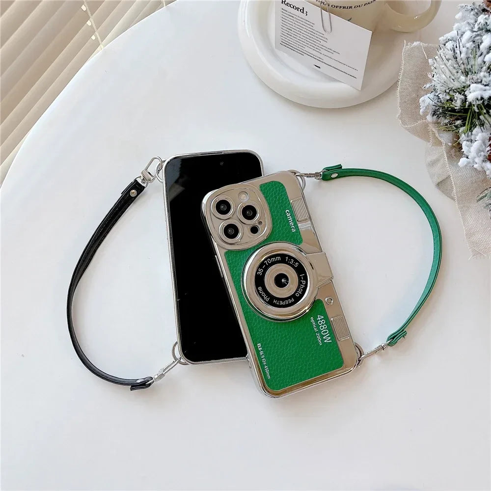 VintageCam Custodia per Telefono | Custodia in Stile Retro Stereo per iPhone