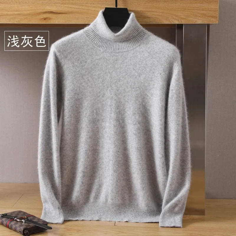 Maglione in Cashmere Aureo da Uomo, 100% Cashmere