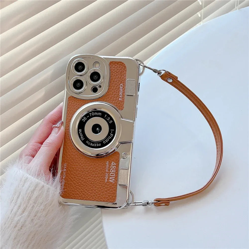 VintageCam Custodia per Telefono | Custodia in Stile Retro Stereo per iPhone