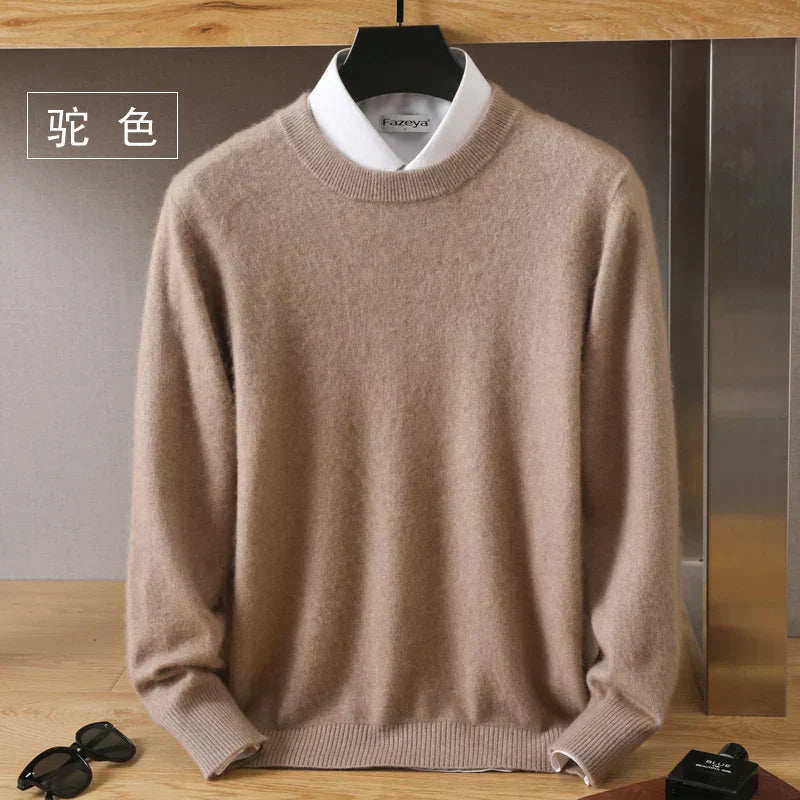 Maglione in Cashmere O-Collo di Lyra, Design Giapponese