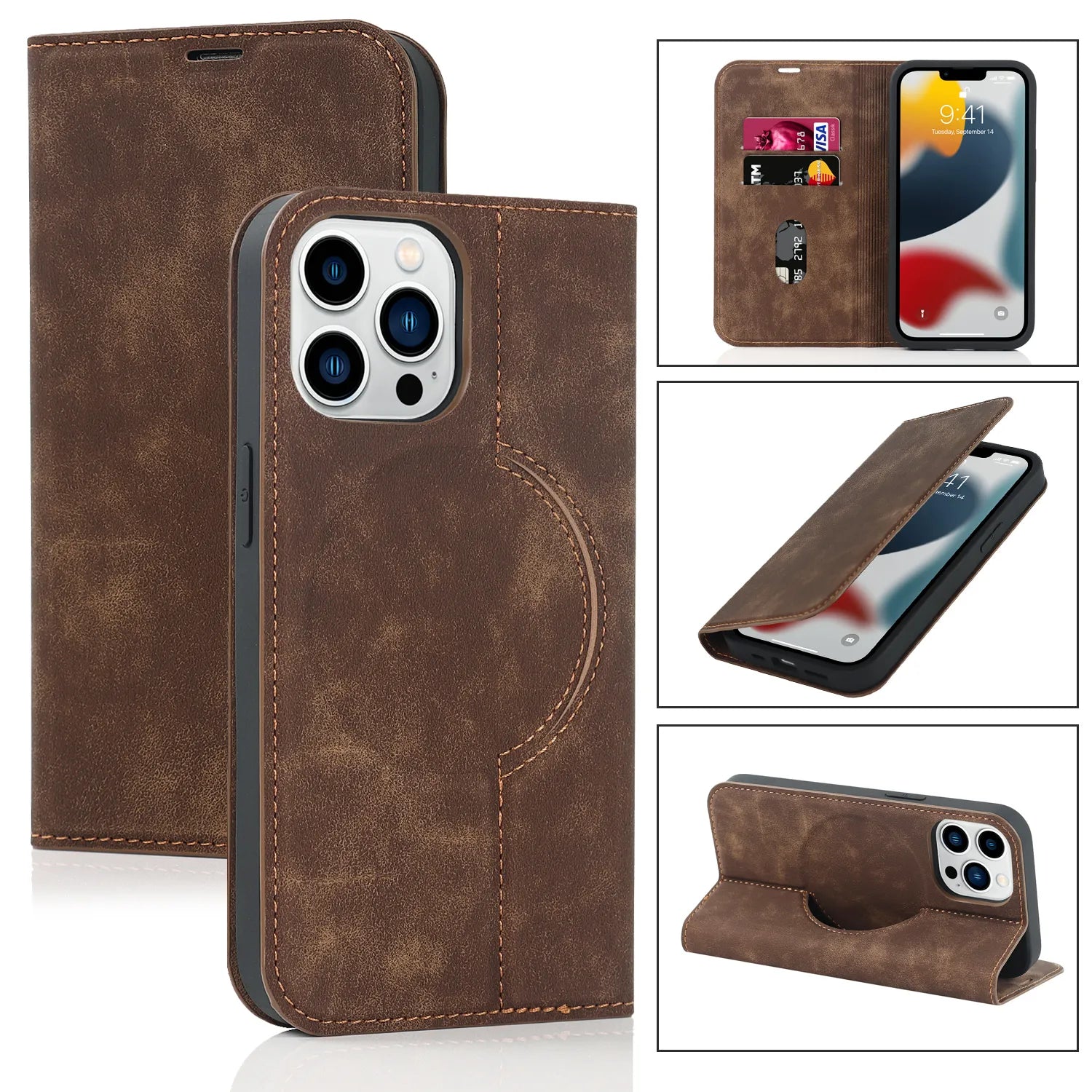 Sandsberg Wallet Cover MagSafe Wireless Charging - iPhone