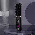 Glissara | Piastra per capelli senza fili | Funzione di ricarica USB e display LCD | Tecnologia in ceramica e ioni