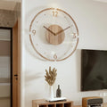 Orologio da parete moderno in legno – Design minimalista ed elegante per il soggiorno