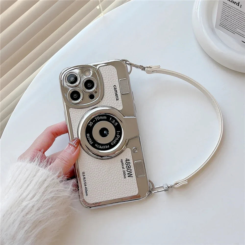VintageCam Custodia per Telefono | Custodia in Stile Retro Stereo per iPhone