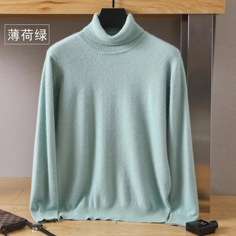 Maglione in Cashmere Aureo da Uomo, 100% Cashmere