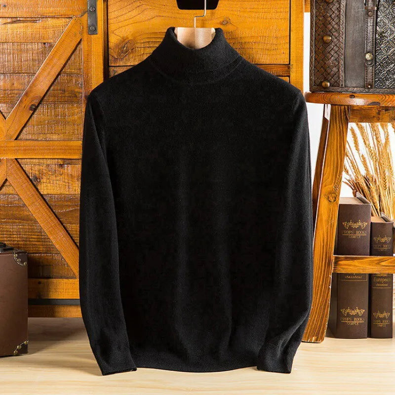 Maglione a Collo Alto da Uomo Sylvara in Cashmere 100%