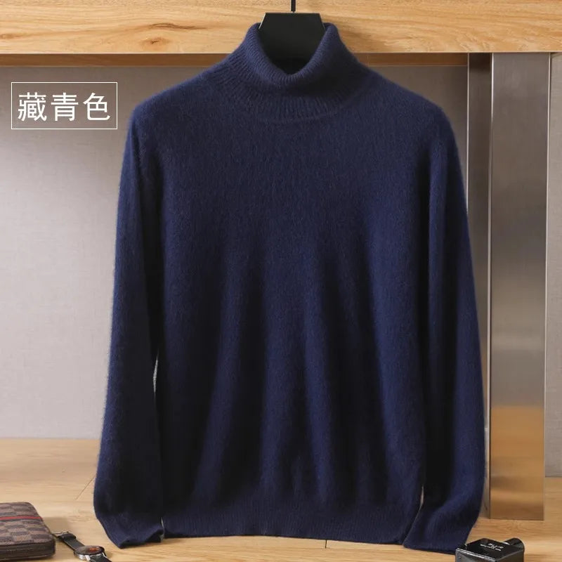 Maglione in Cashmere Aureo da Uomo, 100% Cashmere