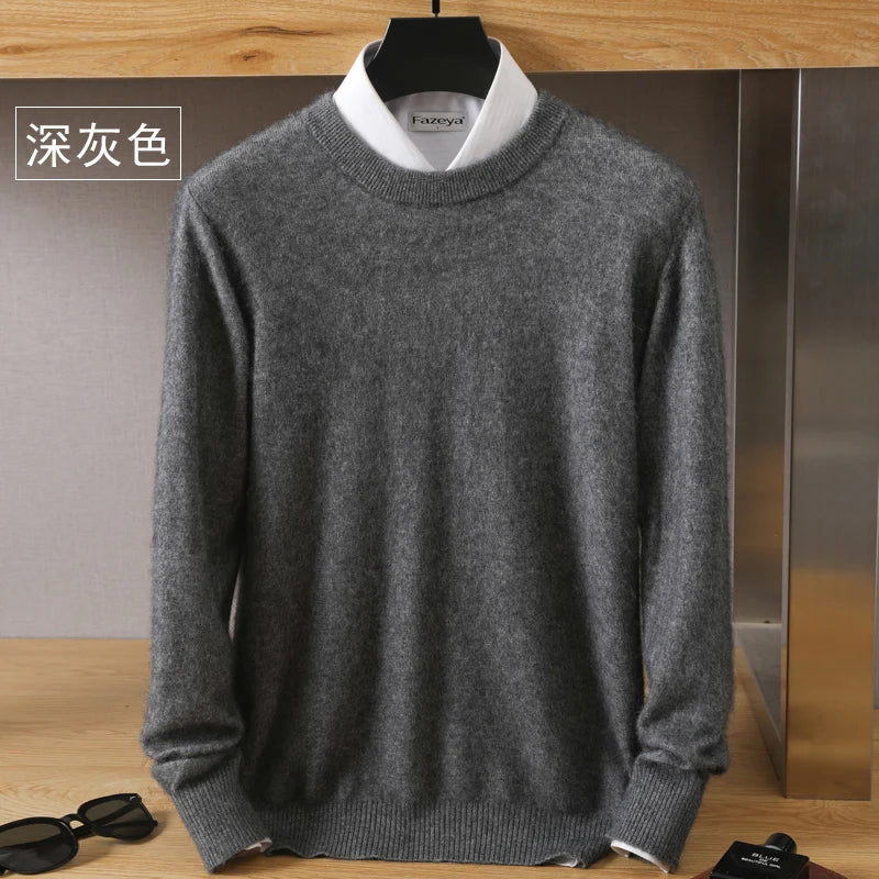 Maglione in Cashmere O-Collo di Lyra, Design Giapponese