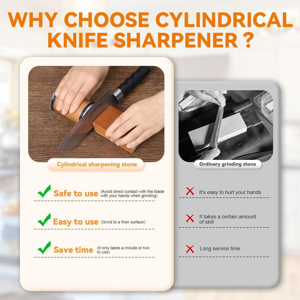 SHARPEDGE – Affilatore professionale per coltelli con rullo diamantato
