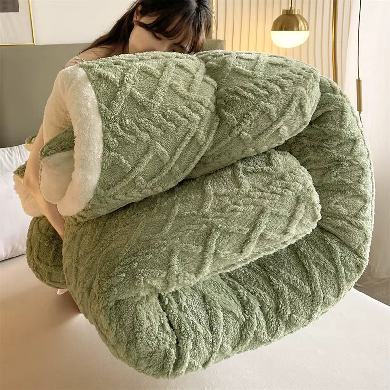 Coperta Ponderata NylaWeave Con Cashmere di Pecora Per Comfort Invernale